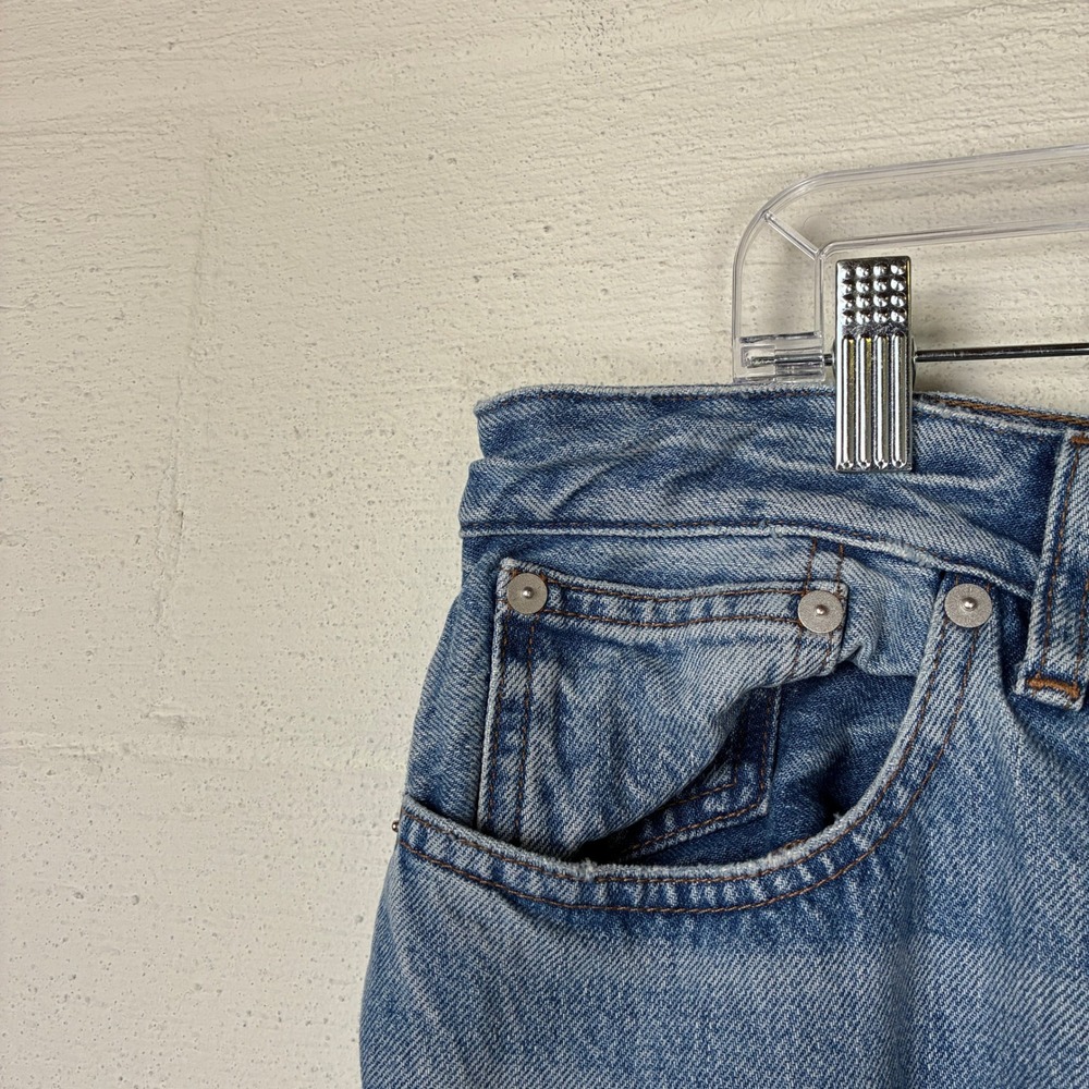 Madewell Womens The Curvy Darted Barrel Leg Jean Size 32 Blue - Picture 7 of 16
